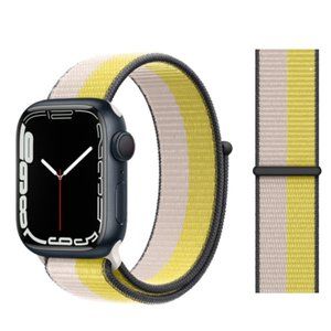 NEW BAND Milk Lemon Strap Loop For Apple Watch